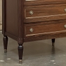 Antique French Louis XVI Semainier ~ Tall Chest of Drawers with Carrara Marble