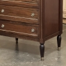Antique French Louis XVI Semainier ~ Tall Chest of Drawers with Carrara Marble