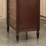 Antique French Louis XVI Semainier ~ Tall Chest of Drawers with Carrara Marble
