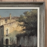Antique Framed Oil Painting on Canvas of Venice by Mauretti