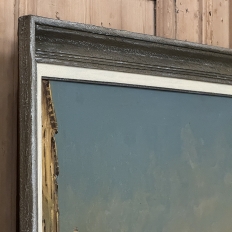 Antique Framed Oil Painting on Canvas of Venice by Mauretti