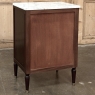 Antique Louis XVI Mahogany Chiffoniere-Petite Commode with Carrara Marble