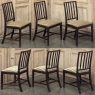 Set of Eight 18th Century Neoclassical Dining Chairs includes 2 Armchairs
