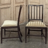 Set of Eight 18th Century Neoclassical Dining Chairs includes 2 Armchairs