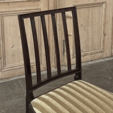 Set of Eight 18th Century Neoclassical Dining Chairs includes 2 Armchairs