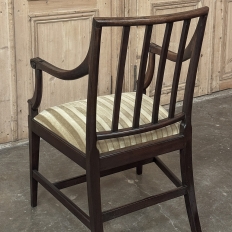 Set of Eight 18th Century Neoclassical Dining Chairs includes 2 Armchairs