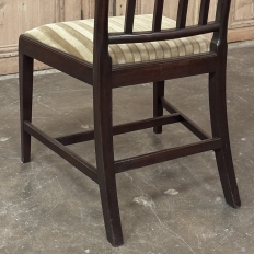 Set of Eight 18th Century Neoclassical Dining Chairs includes 2 Armchairs