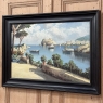 Antique Framed Oil Painting on Panel of Capri by Carlo Ciappa (1890 - 1970)