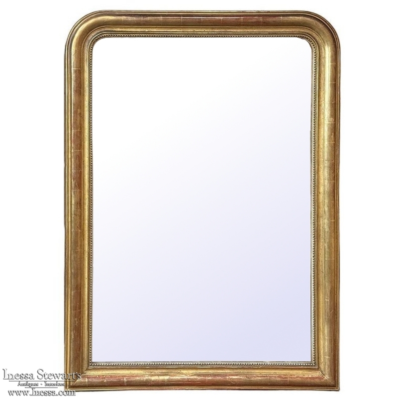 19th Century French Louis Philippe Period Giltwood Mirror