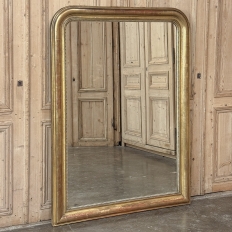 19th Century French Louis Philippe Period Giltwood Mirror