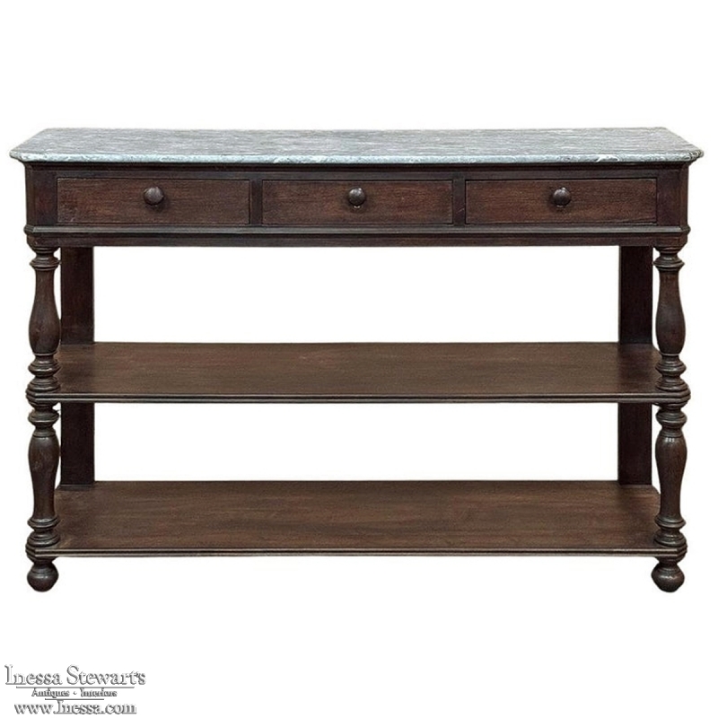 19th Century French Louis Philippe Server ~ Console ~ Etagere