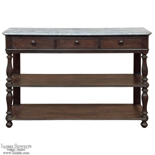 19th Century French Louis Philippe Server ~ Console ~ Etagere