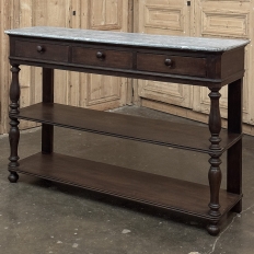 19th Century French Louis Philippe Server ~ Console ~ Etagere