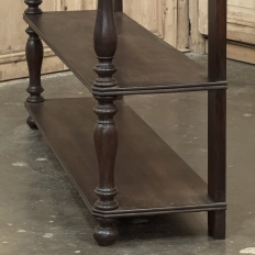 19th Century French Louis Philippe Server ~ Console ~ Etagere