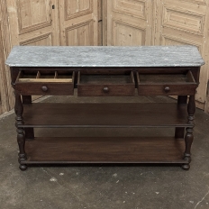 19th Century French Louis Philippe Server ~ Console ~ Etagere