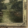 19th Century Framed Oil Painting on Canvas signed Casteleyn