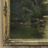 19th Century Framed Oil Painting on Canvas signed Casteleyn