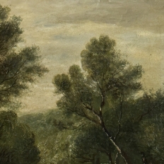 19th Century Framed Oil Painting on Canvas signed Casteleyn