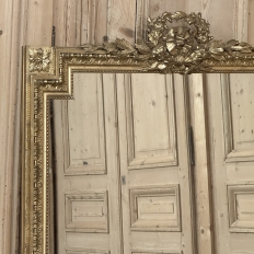 19th Century French Louis XVI Gilded Mantel Mirror