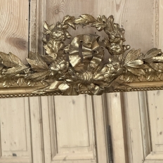 19th Century French Louis XVI Gilded Mantel Mirror