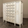 19th Century French Louis XVI Grand Painted Dresser ~ Commode ~ Wardrobe
