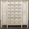 19th Century French Louis XVI Grand Painted Dresser ~ Commode ~ Wardrobe