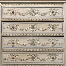19th Century French Louis XVI Grand Painted Dresser ~ Commode ~ Wardrobe