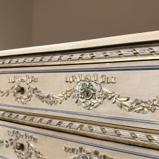 19th Century French Louis XVI Grand Painted Dresser ~ Commode ~ Wardrobe