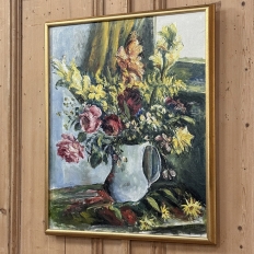 Framed Oil Painting on Canvas by Adrien Dupagne (1889-1980)