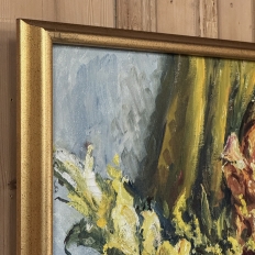 Framed Oil Painting on Canvas by Adrien Dupagne (1889-1980)