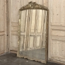 Grand 19th Century French Napoleon III Period Giltwood Mantel ~ Floor Mirror