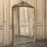 Grand 19th Century French Napoleon III Period Giltwood Mantel ~ Floor Mirror