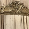 Grand 19th Century French Napoleon III Period Giltwood Mantel ~ Floor Mirror