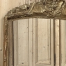 Grand 19th Century French Napoleon III Period Giltwood Mantel ~ Floor Mirror