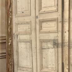 Grand 19th Century French Napoleon III Period Giltwood Mantel ~ Floor Mirror