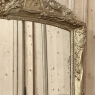 Grand 19th Century French Napoleon III Period Giltwood Mantel ~ Floor Mirror