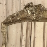 Grand 19th Century French Napoleon III Period Giltwood Mantel ~ Floor Mirror