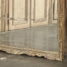 Grand 19th Century French Napoleon III Period Giltwood Mantel ~ Floor Mirror