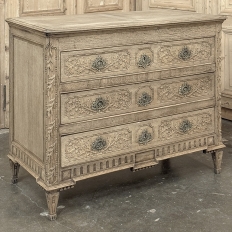 18th Century French Louis XVI Commode in Stripped Oak