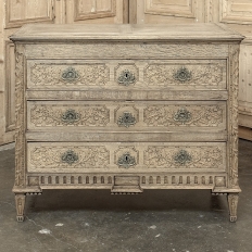 18th Century French Louis XVI Commode in Stripped Oak