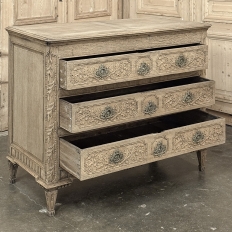18th Century French Louis XVI Commode in Stripped Oak