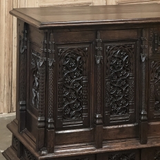 19th Century French Gothic Credenza ~ Cabinet