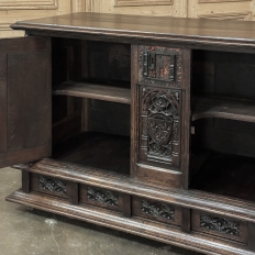 19th Century French Gothic Credenza ~ Cabinet