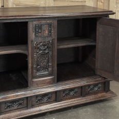 19th Century French Gothic Credenza ~ Cabinet