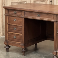 Antique French Louis XVI Mahogany Executive Desk