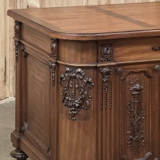 Antique French Louis XVI Mahogany Executive Desk