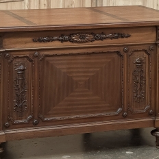 Antique French Louis XVI Mahogany Executive Desk