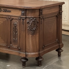 Antique French Louis XVI Mahogany Executive Desk