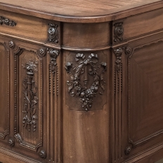 Antique French Louis XVI Mahogany Executive Desk