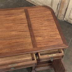 Antique French Louis XVI Mahogany Executive Desk